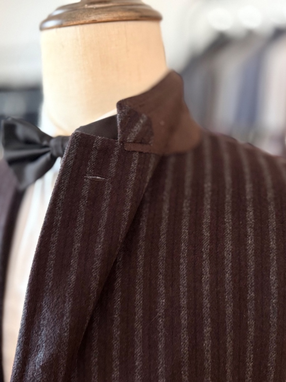 Ultra Rare Isaia Napoli Orylag/Cashgora Blend Brown Sport Coat 44l Us 54l It View 6